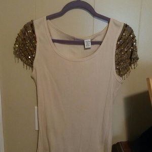 Beautiful beaded top M